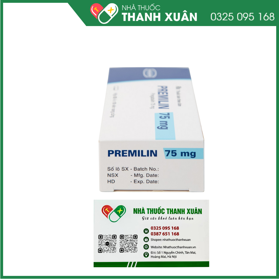 Premilin 75 mg hỗ trợ trong điều trị các cơn động kinh cục bộ, rối loạn lo âu, đau dây thần kinh